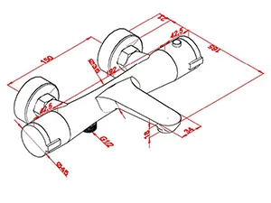 Thermostatic Bath Faucet