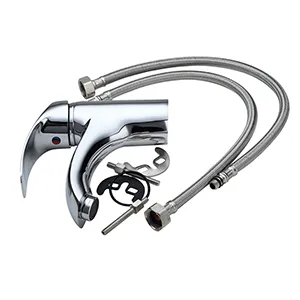 Round Curved Spout Basin Mixers, MEIH40-01